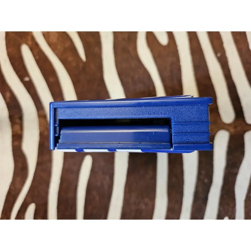 Vintage 1989 Sanrio Pop Up Pencil Box Case Compartment Blue Basketball